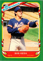 1987 Fleer Star Stickers Bob Ojeda #86