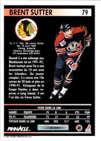 1991 Pinnacle Brent Sutter #79