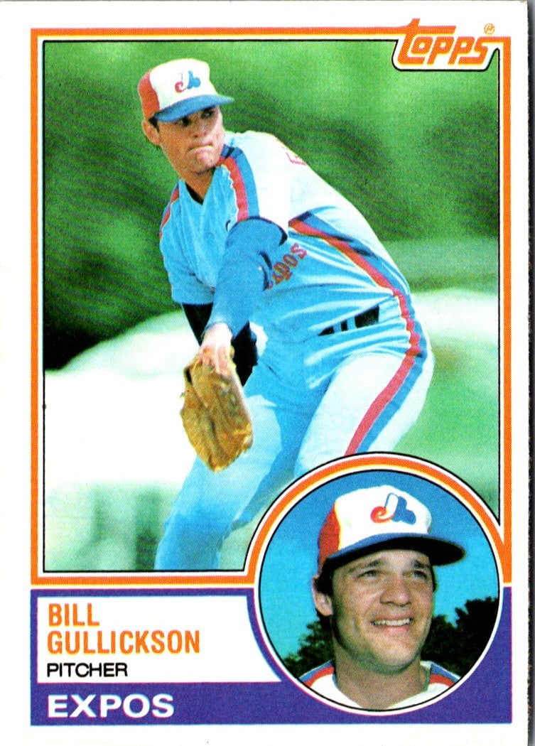 1983 Topps Bill Gullickson