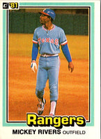1981 Donruss Mickey Rivers #496