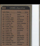 1981 Topps Billy Sims/Freddie Scott/Jim Allen/James Hunter/Al Baker