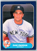 1986 Fleer Dan Pasqua