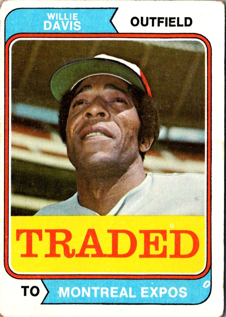 1974 Topps Traded Willie Davis