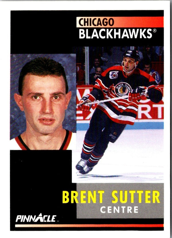 1991 Pinnacle Brent Sutter #79