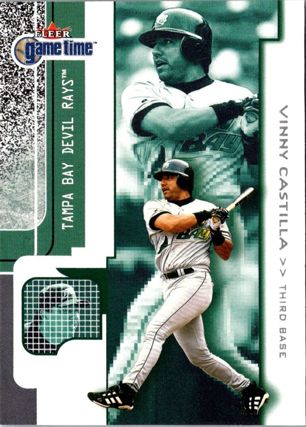 2001 Fleer Game Time Vinny Castilla #77