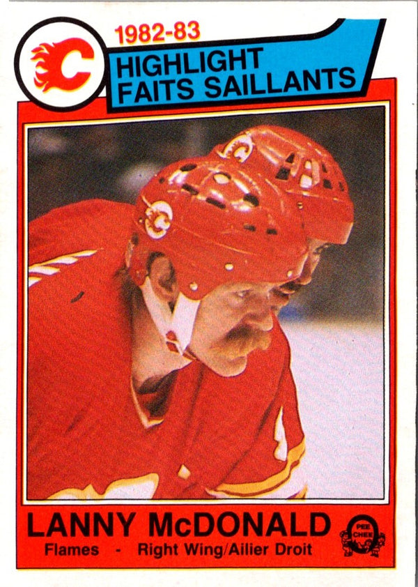 1983 O-Pee-Chee Lanny McDonald #75