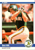1984 Fleer Don Hill #448 Rookie