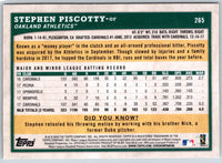 2018 Topps Big League Stephen Piscotty #265