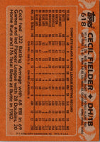 1988 Topps Cecil Fielder #618