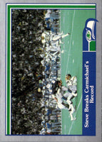 1989 Pacific Oroweat Seattle Seahawks Dave Krieg #14