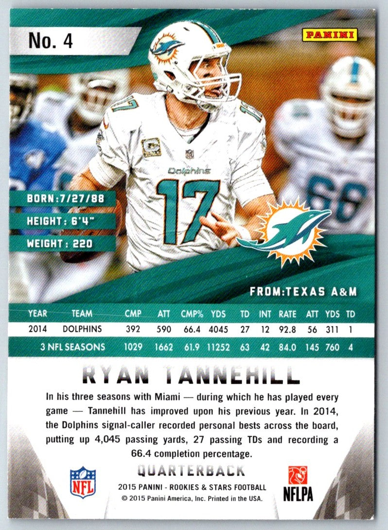 2015 Panini Rookies & Stars Ryan Tannehill