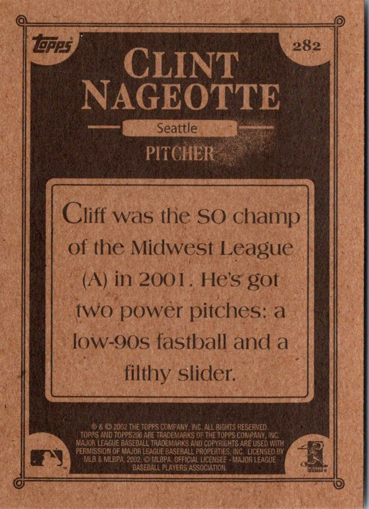 2002 Topps 206 Clint Nageotte