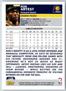 2003 Topps 1st Edition Ron Artest