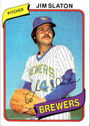 1980 Topps Jim Slaton