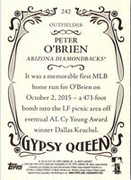 2016 Topps Gypsy Queen Peter O'Brien #242 Rookie