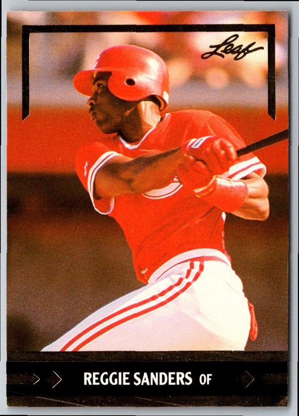 1991 Leaf Gold Rookies Reggie Sanders #BC10