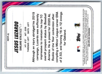 2020 Bowman Rookie of the Year Favorites Jesus Luzardo #ROYF-JL