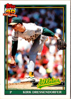 1991 Topps Traded Kirk Dressendorfer #35T Rookie