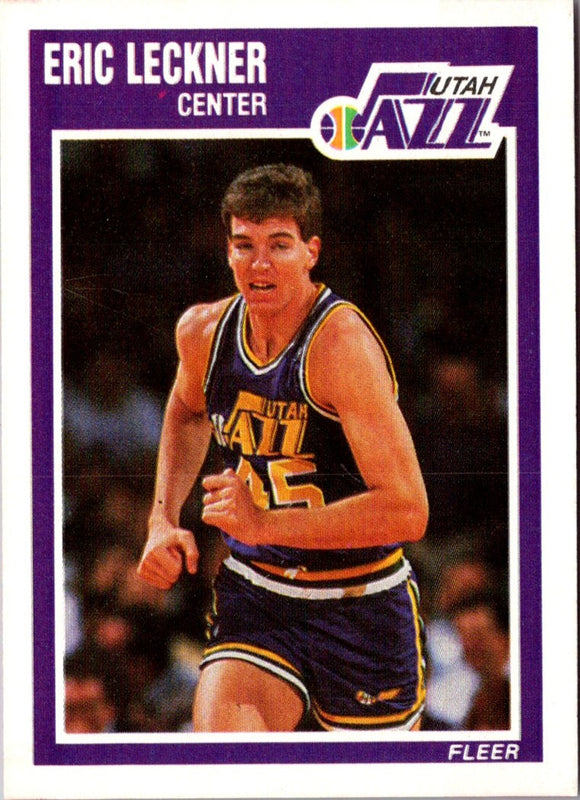1989 Fleer Eric Leckner #154