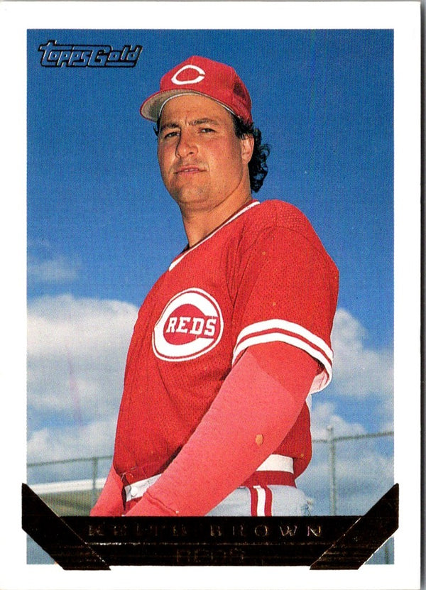 1993 Topps Gold Keith Brown #823