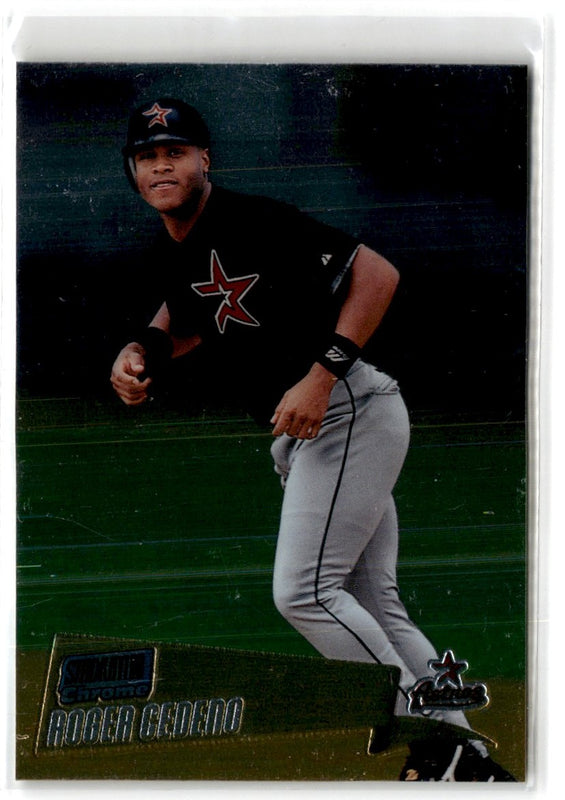 2000 Stadium Club Chrome Roger Cedeno #19