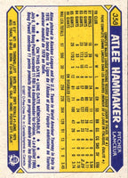 1987 O-Pee-Chee Atlee Hammaker #358