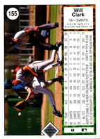 1989 Upper Deck Will Clark #155