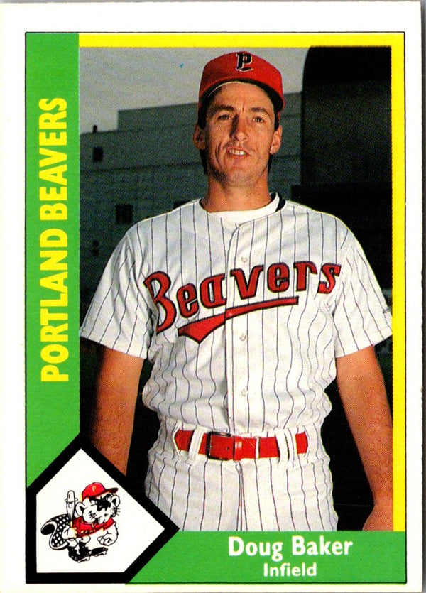 1990 CMC Portland Beavers Doug Baker #18