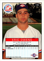 1993 Fleer Excel Eric Owens #180