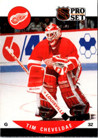 1990 Pro Set Tim Cheveldae #602 Rookie