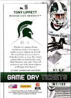 2015 Panini Contenders Draft Picks Game Day Tickets Tony Lippett #96