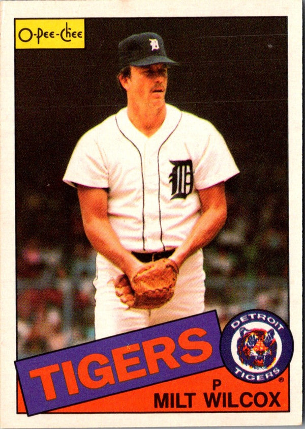 1985 O-Pee-Chee Milt Wilcox #99