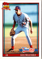 1991 Topps Traded Dan Melendez #80T Rookie