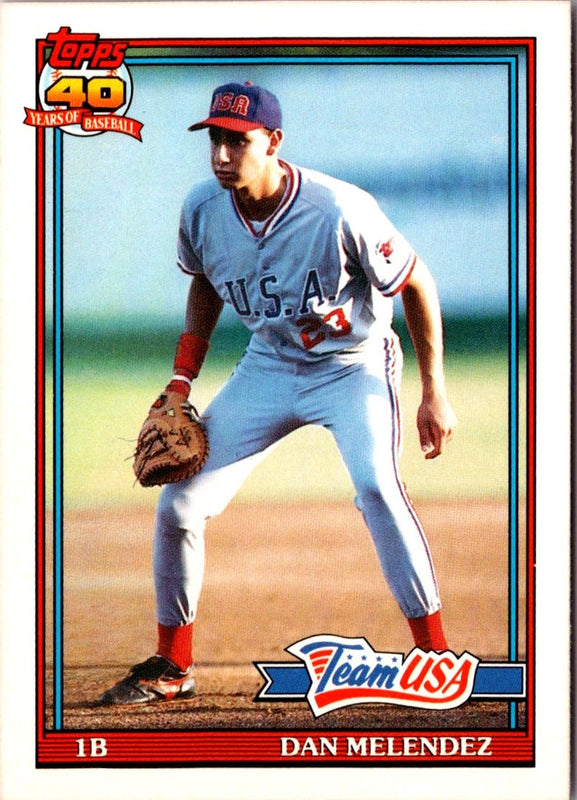 1991 Topps Traded Dan Melendez #80T Rookie