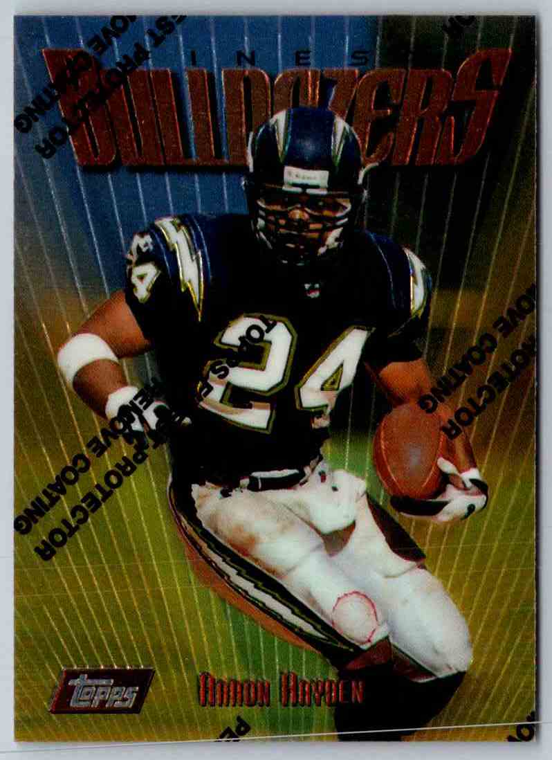 1997 Topps Finest Football Aaron Hayden