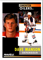 1991 Pinnacle Dave Manson #62