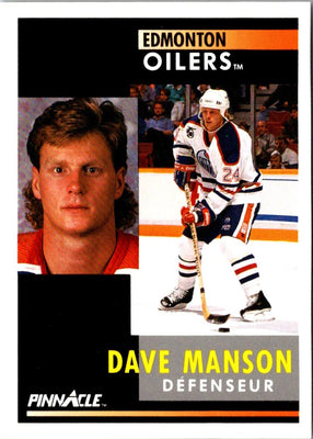 1991 Pinnacle Dave Manson #62