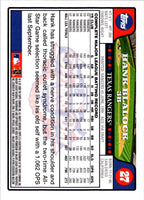 2008 Topps Opening Day Hank Blalock #27