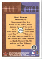 2003 Fleer Tradition Update Bret Boone #U215