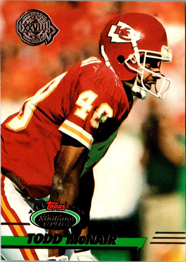 1993 Stadium Club Super Teams Bowl Todd McNair #399