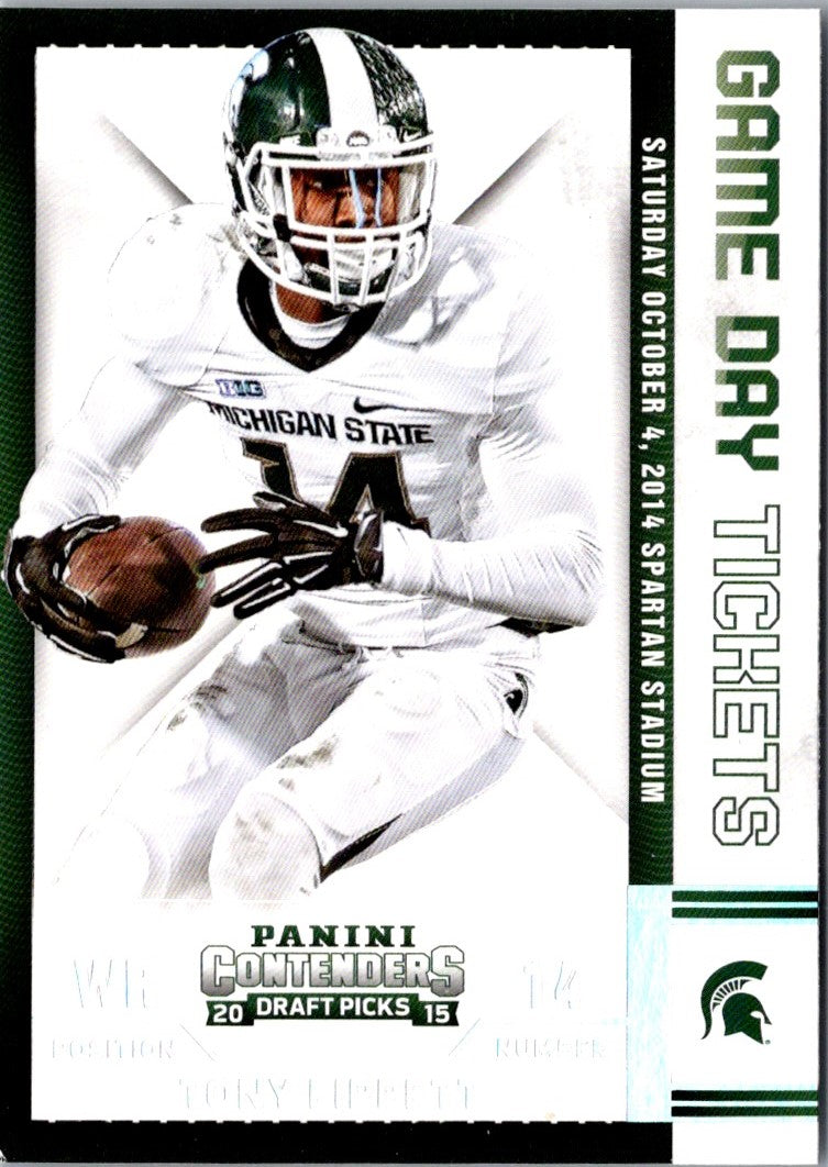 2015 Panini Contenders Draft Picks Game Day Tickets Tony Lippett