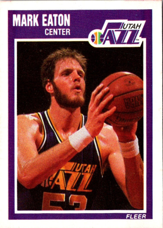 1989 Fleer Mark Eaton #152