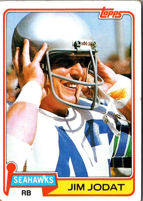 1981 Topps Jim Jodat #358 Rookie