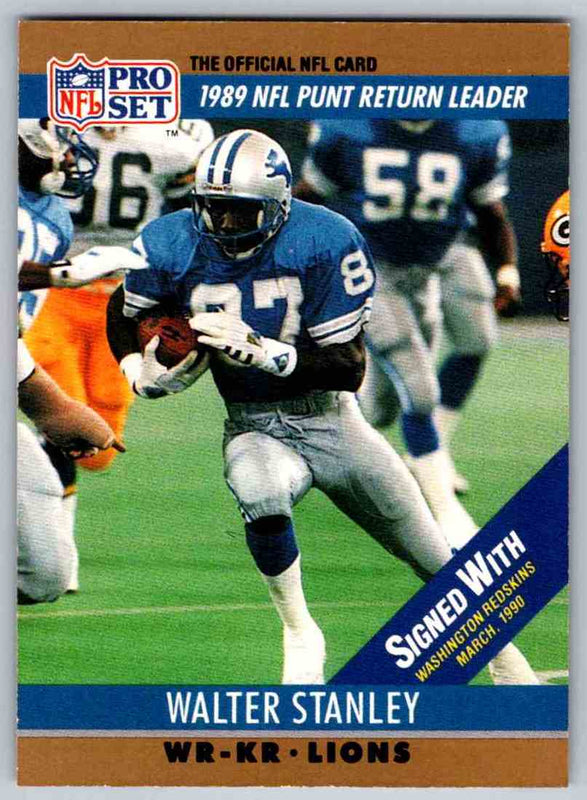 1990 Pro Set Walter Stanley #15