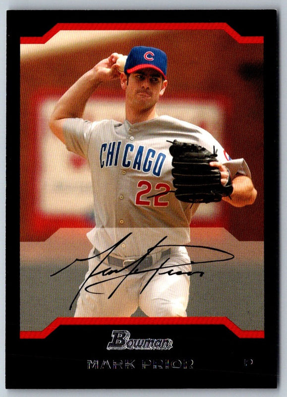 2004 Bowman Mark Prior #34