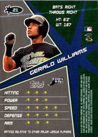 2001 Topps Stars Gerald Williams #21