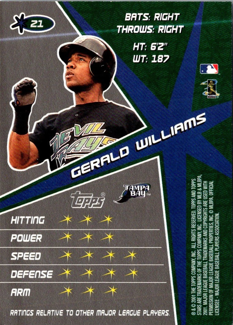 2001 Topps Stars Gerald Williams