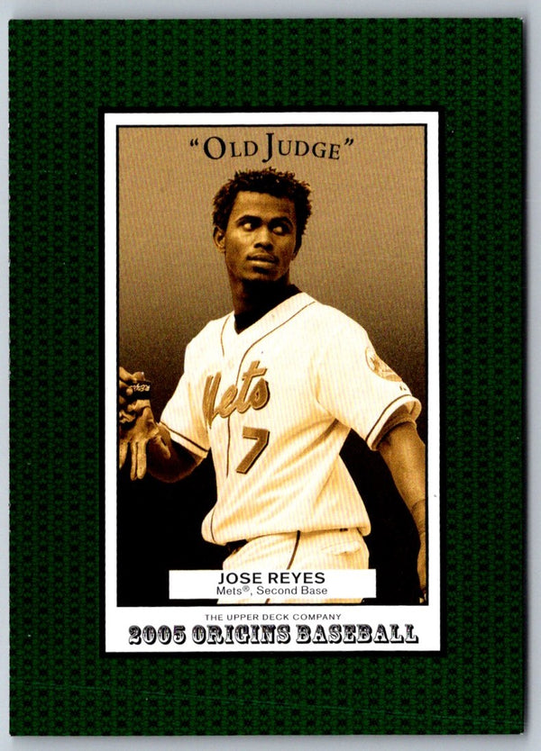 2005 UD Origins Old Judge Jose Reyes #81