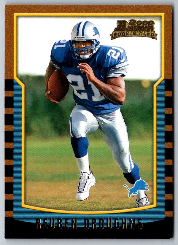 2000 Bowman Reuben Droughns #189 Rookie