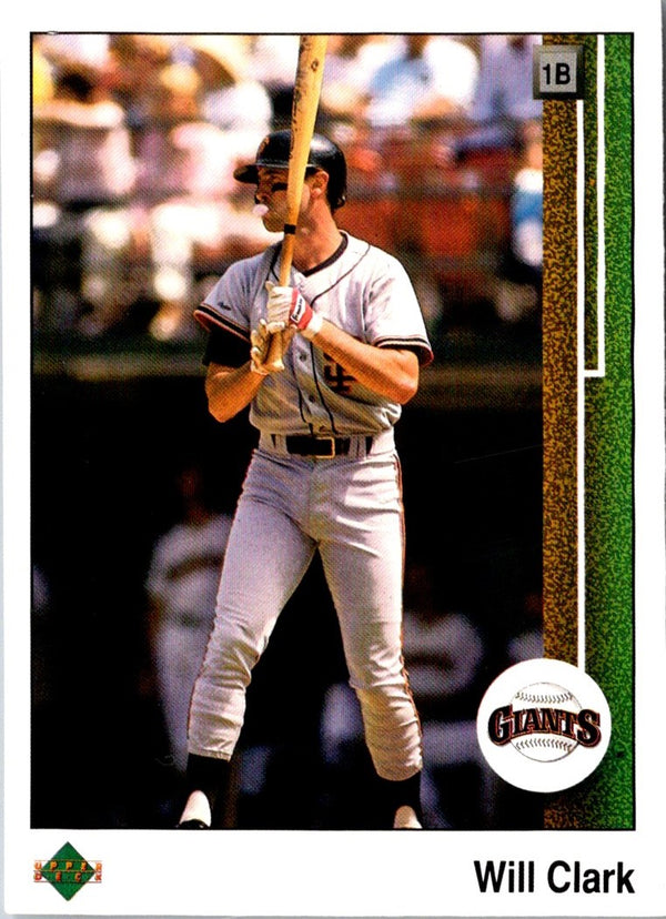 1989 Upper Deck Will Clark #155